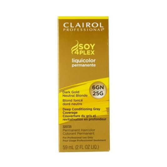 Clairol Soy4flex Liquicolor Dark Gold Neutral Blonde [6GN/25G] 2 oz fs