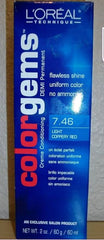 L'Oréal Colour Gems Demi Permanent 7.46 Light Coppery Red pure type