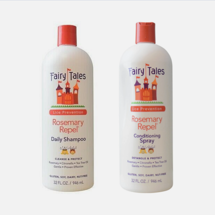 Fairy Tales / Rosemary Repel Shampoo & Conditioning Leave-in Spray 32 oz - Duo