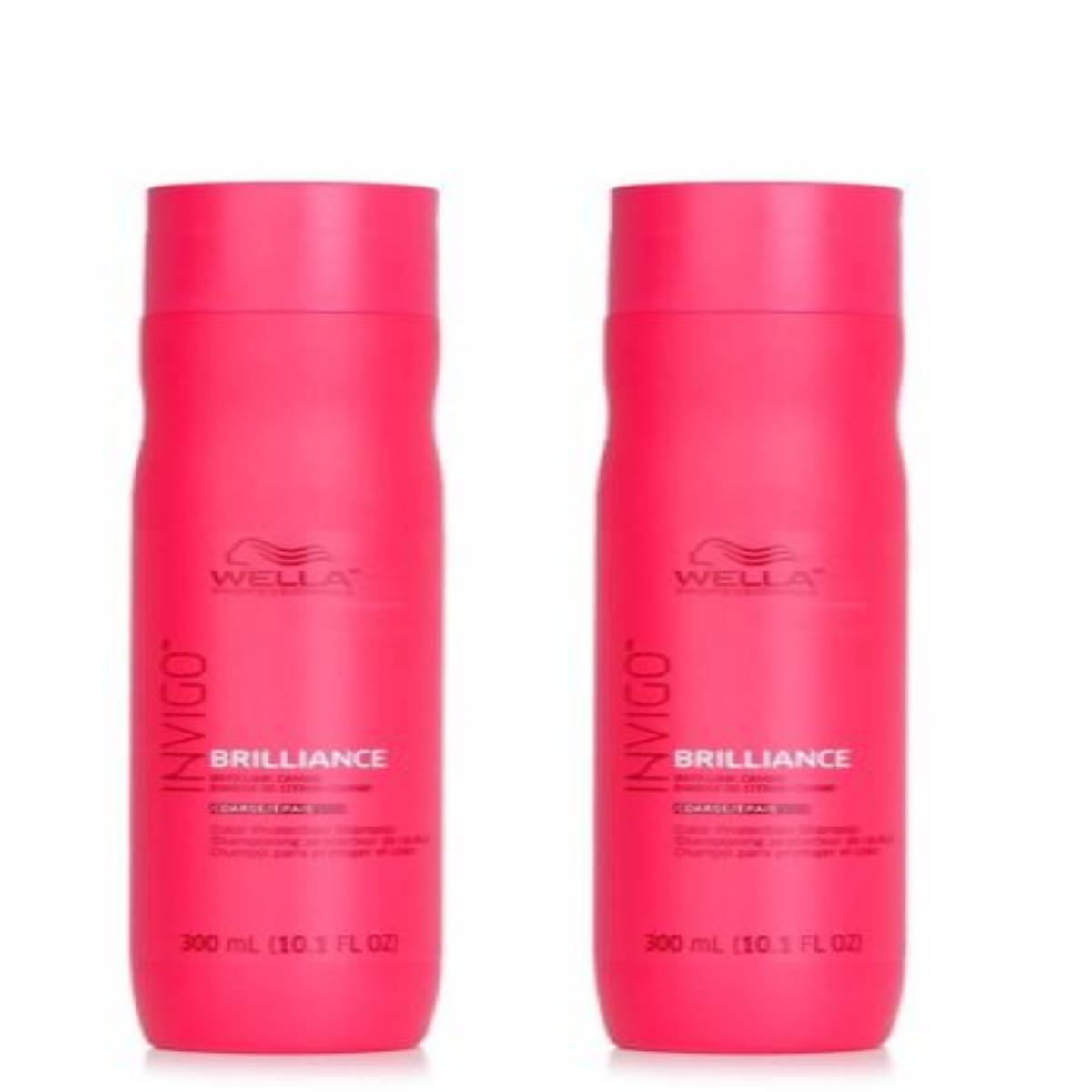 2 PACK - Wella Invigo / Brilliance Color Protection Shampoo Coarse 10.1 oz < sale >