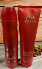 Wella Brilliance Shampoo 10.1 oz & Conditioner 8.4 oz Duo care