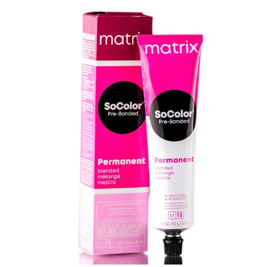 8NA Matrix SoColor Pre Bonded / Permanent Hair Color 3 oz - Med Blonde Neutral Ash pure