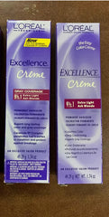 Loreal Excellence Creme Permanent Color  9 1/2.1 Extra Light Ash Blonde 1.74 oz (PACK OF 2)
