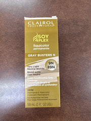 Clairol •Soy4flex Liquicolor 9N/89N very light neutral blonde 2 oz