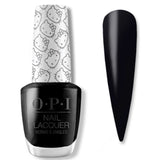 OPI Nail Polish ( NEVER HAVE TOO MANI FRIENDS! ) H91 HELLO KITTY - BLACK .5 oz