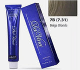 Da Vinci Permanent Creme 7B Beige Blonde Hair Color 3.4 oz pure