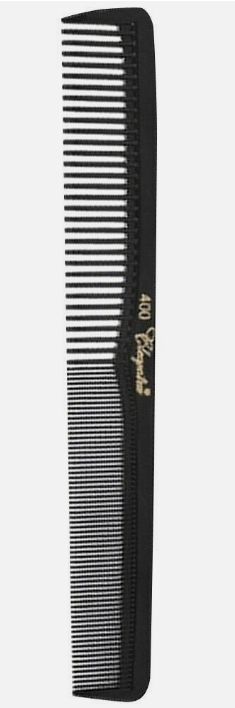 Krest 400 BLACK Professional All Purpose hair comb 1PC pure