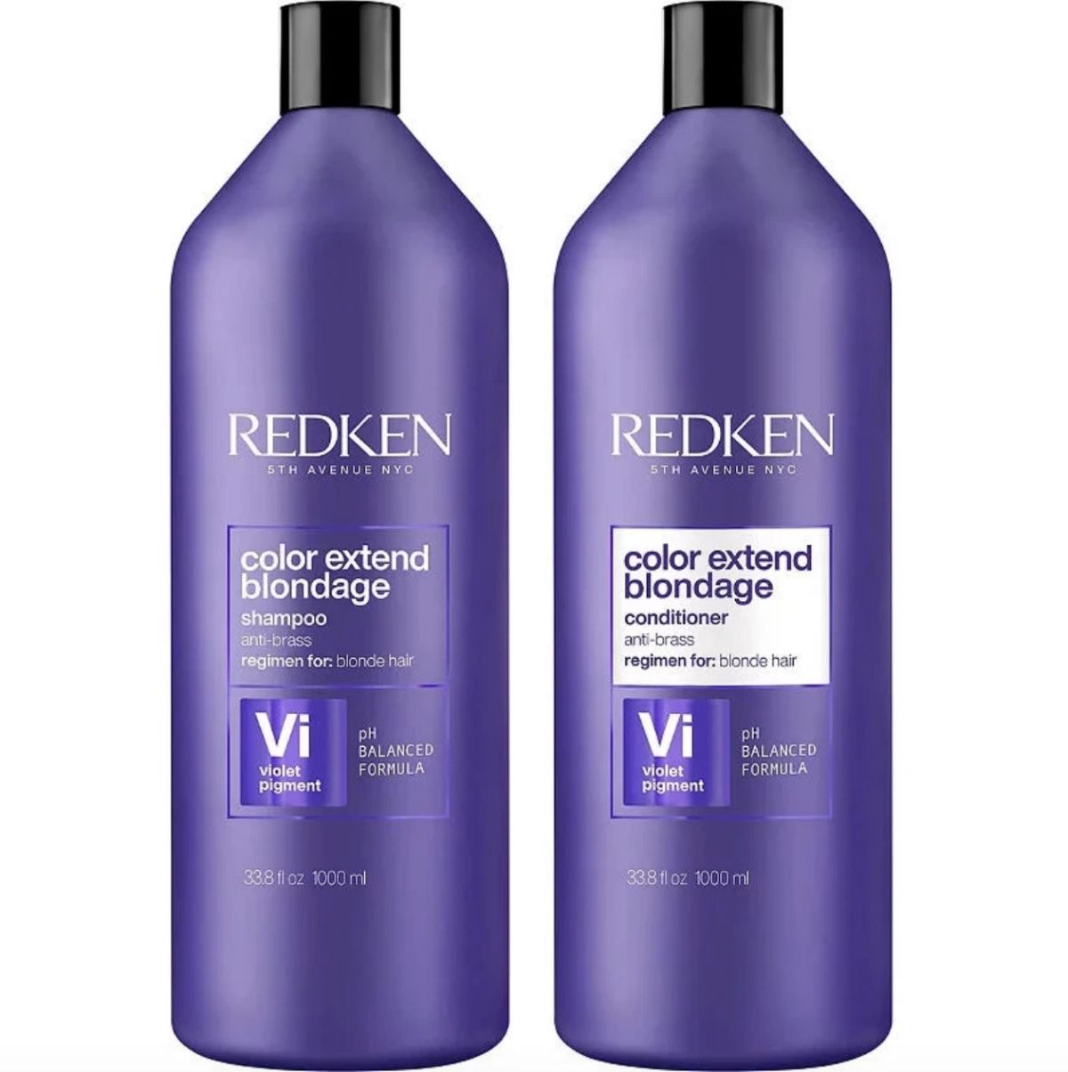Redken Color Extend Blondage Shampoo & Conditioner 33.8 oz Duo nwpk - pure