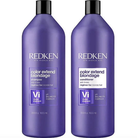 Redken Color Extend Blondage Shampoo & Conditioner 33.8 oz Duo nwpk - pure