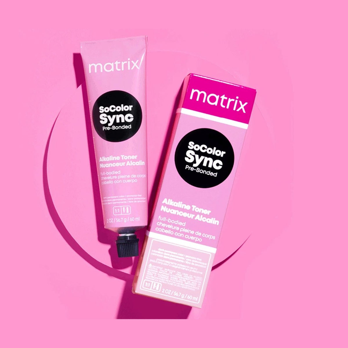 Matrix SoColor Pre Bonded / Alkaline Toner 2 oz 4P - Dark Silver Pearl