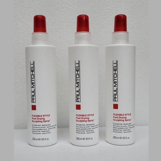 3 PACK - Paul Mitchell / Fast Drying Sculpting Hair Spray 8 oz
