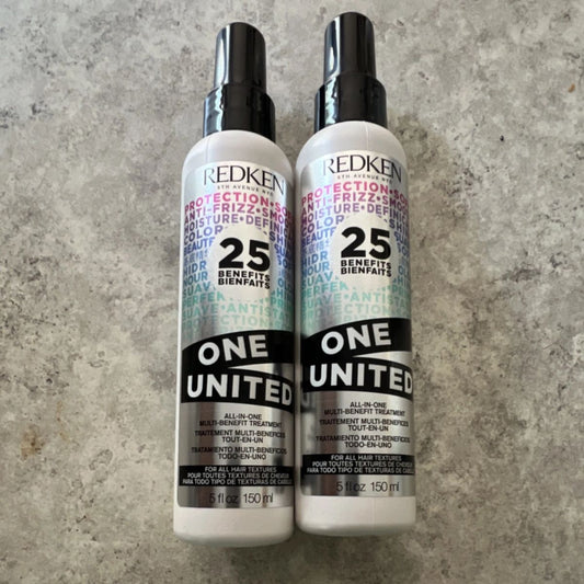 2-Pack Redken One United All-in-One Multi Benefit / Hair Treatment, 5 oz sale fs