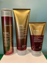 Set of 3 - Joico K-Pak Color Therapy Shampoo & Conditioner (10,8 oz) / pure
