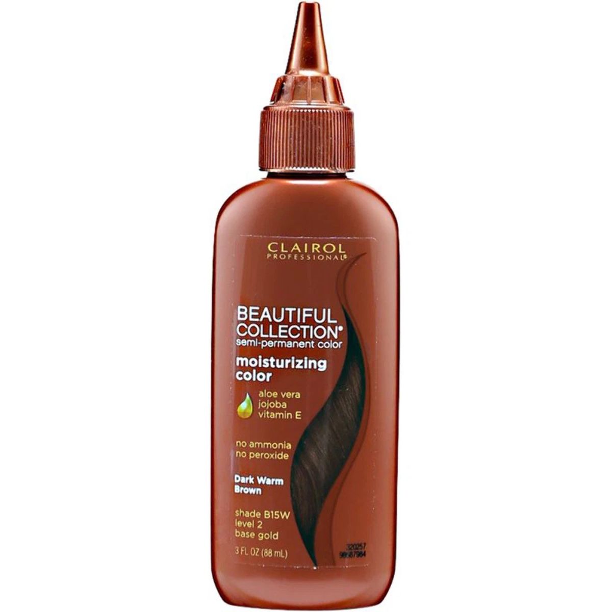 3 oz Clairol Beautiful Collection B15W Dark Warm Brown pure fs