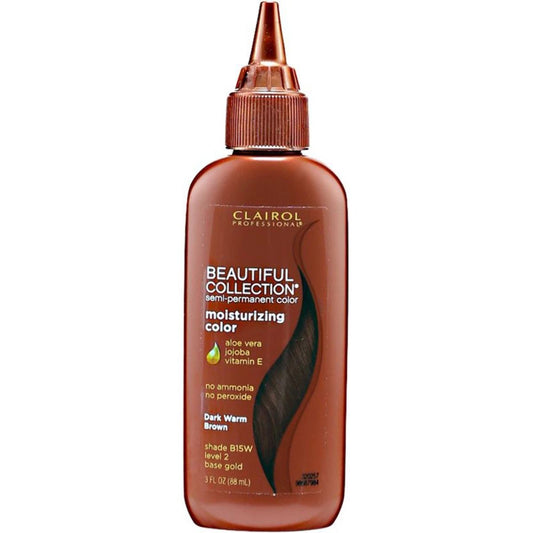 3 oz Clairol Beautiful Collection B15W Dark Warm Brown pure fs