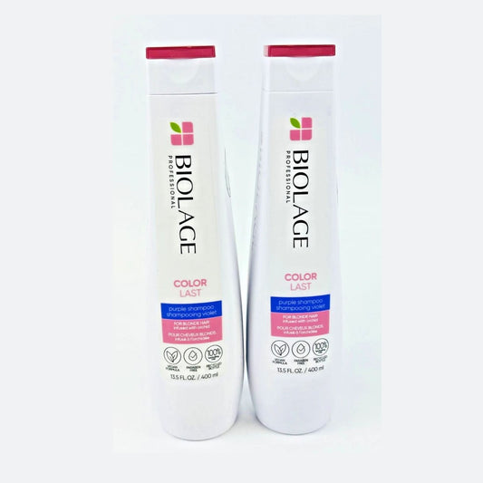 2-pack Matrix Biolage Colorlast Purple Violet Shampoo. 13.5 oz NWPK / pure