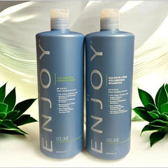 Enjoy Volumizing Sulfate Free Shampoo & Conditioner 33 fl oz Duo care