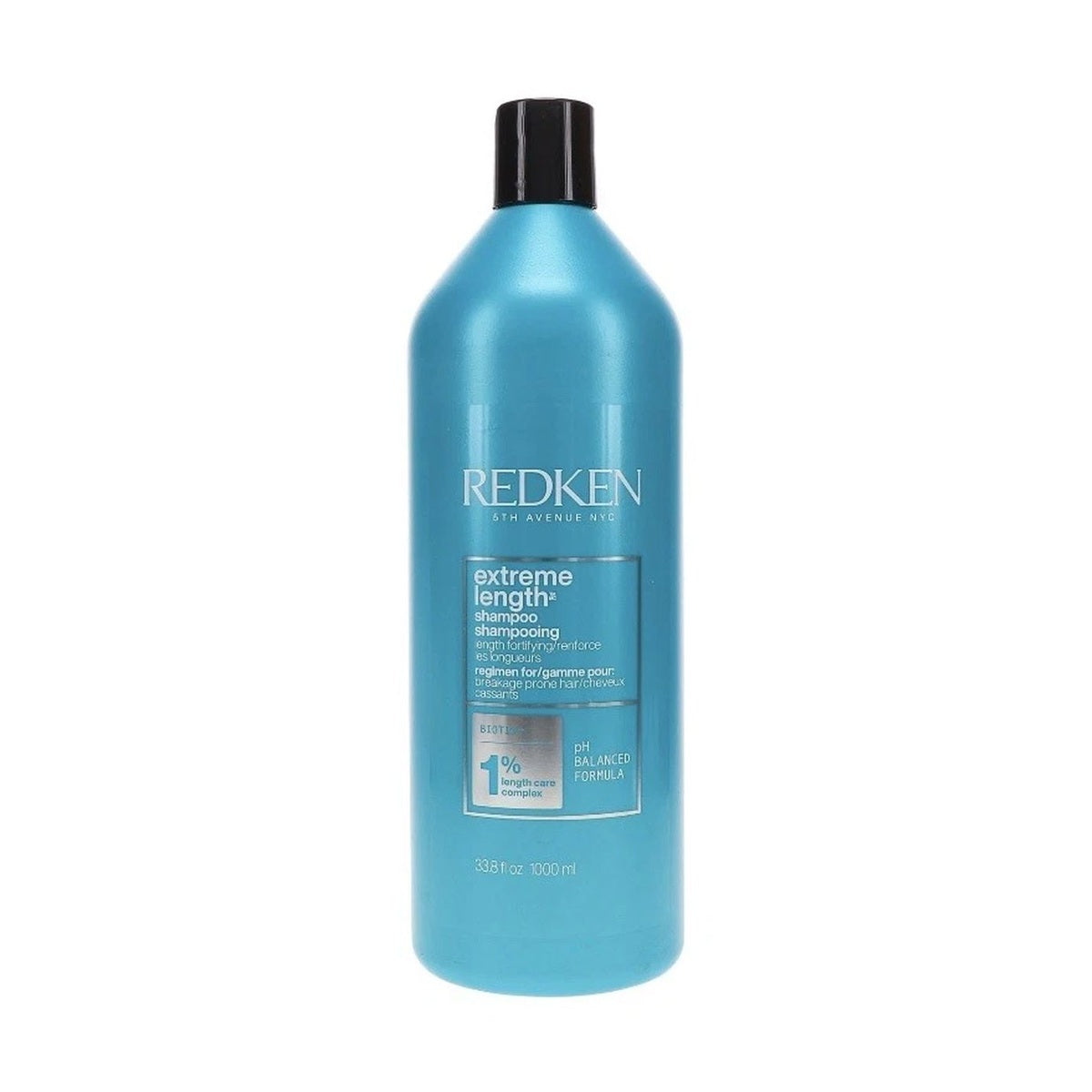 33.8 oz of Redken Extreme Length Sdhampoo / Infused With Biotin - pure