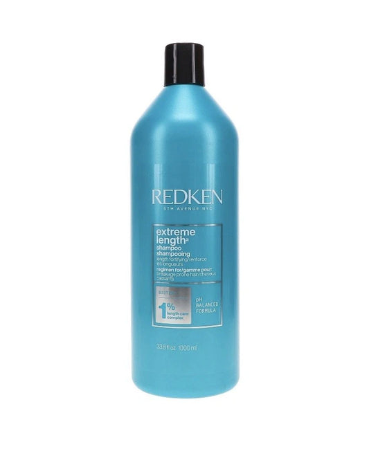 33.8 oz of Redken Extreme Length Sdhampoo / Infused With Biotin - pure