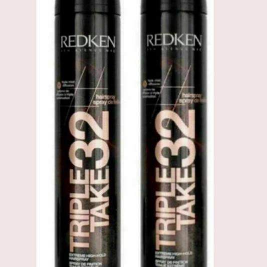 2 PACK - Redken Triple Take / 32 Extreme Hold Hair spray 9 oz original sale