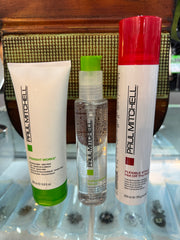Lot of 3 Paul Mitchell Straight Works Styling Kit