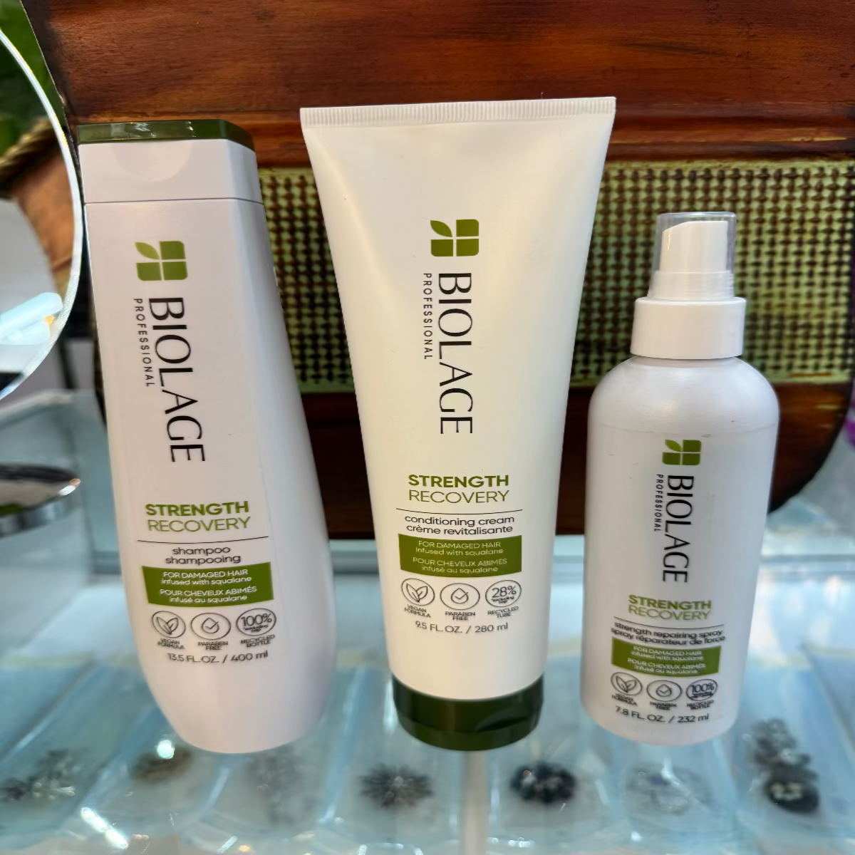 Set of 3 Matrix / Biolage Strength Recovery & Repair - Haircare Kit