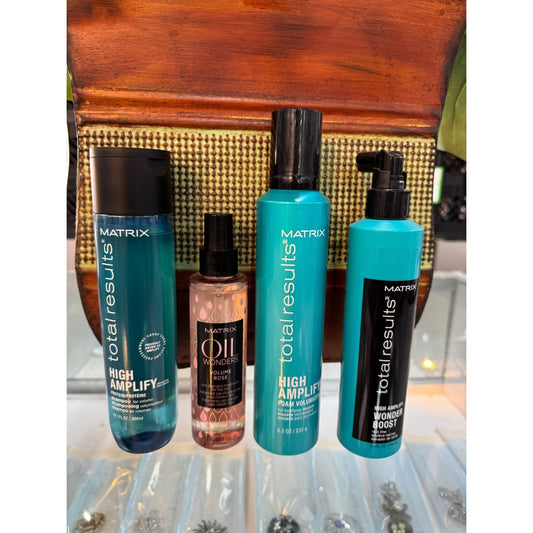 Set of 4 - Matrix Amplify / Volume Styling [ Kit ] for fine hair