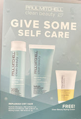 Paul Mitchell Clean Beauty Hydrate Shampoo & Conditioner 8.5 oz Gift 3pc Set care