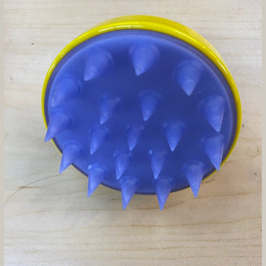 Dr. Scalp Massager MADE IN USA Shampoo Brush Soft Head Scrub Silicone YELLO pure
