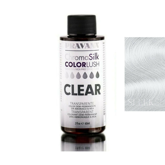 Pravana ChromaSilk ColorLush, Demi Gloss - CLEAR hair color 2 oz pure fs