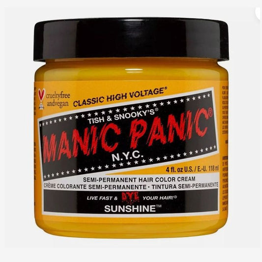 4 oz Manic Panic Semi Permanent HIGH VOLTAGE Cream color SUNSHINE pure fs