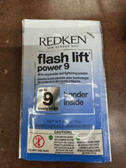 Redken Flash Lift Power 9 Bonder Inside .53 oz /15g hair bleach aura