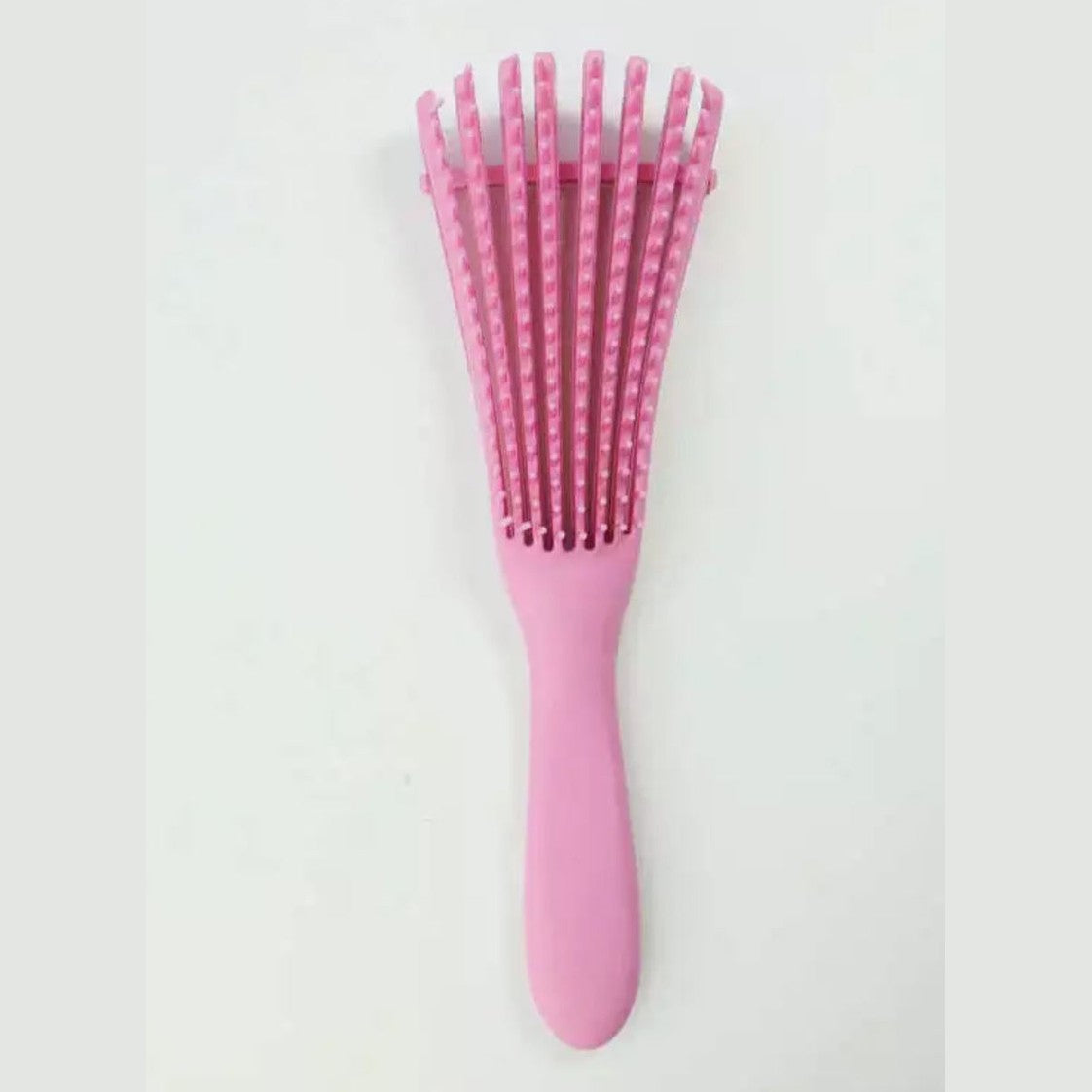 PINK Flexable Detangling Hair Brush Wet Dry Detangle Curly pure