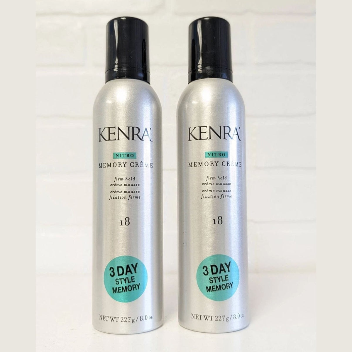 2-pack Kenra Nitro #19 Memory Creme / Firm Hold 8 oz