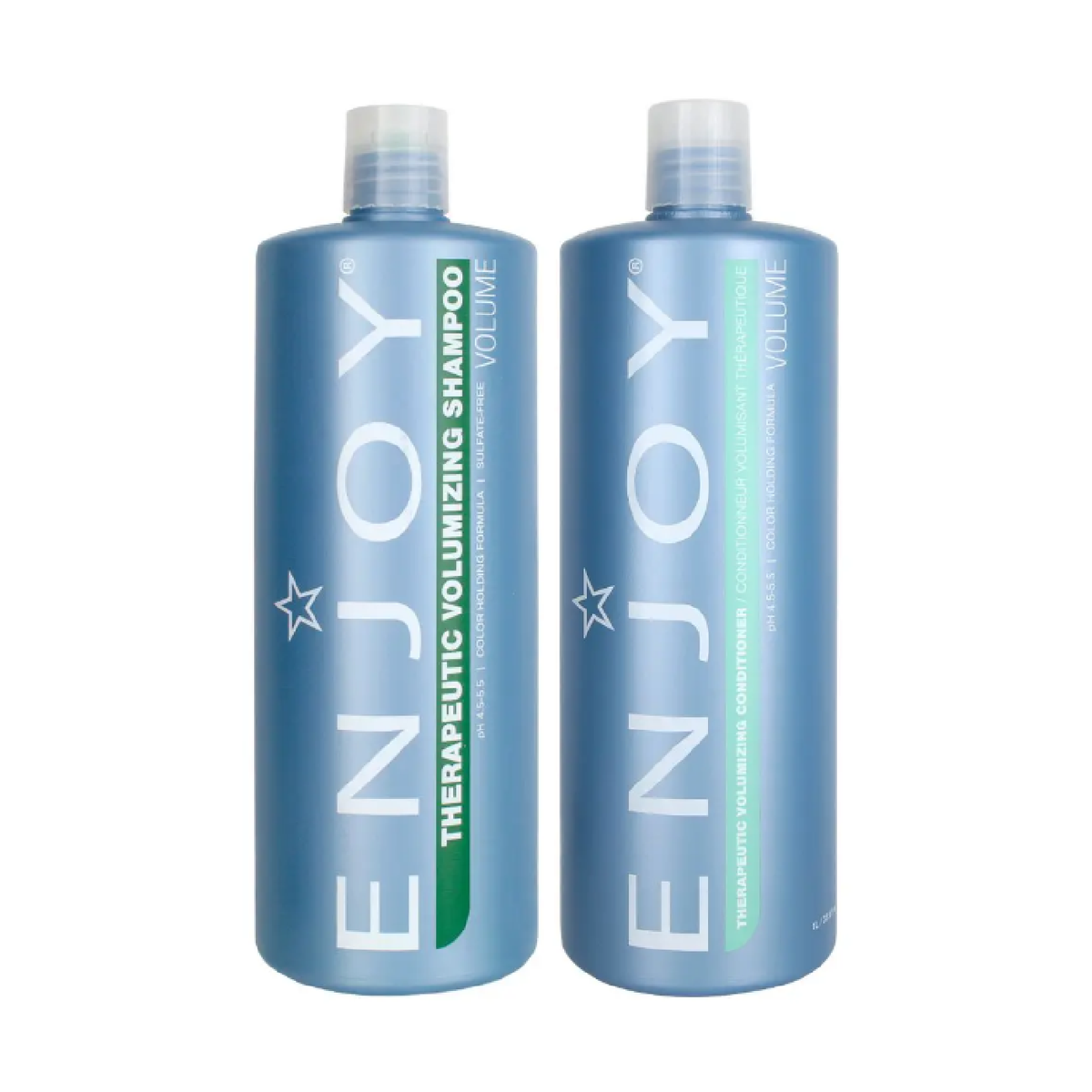 Enjoy Therapeutic / Volumizing Sulfate Free Shampoo & Conditioner 33.8 oz - DUO pure