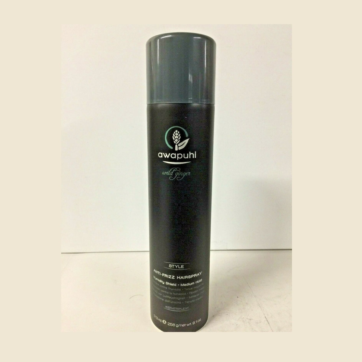 Paul Mitchell Awapuhi Wild Ginger Anti-Frizz Hairspray 9.1 oz with humidity shield and medium hold