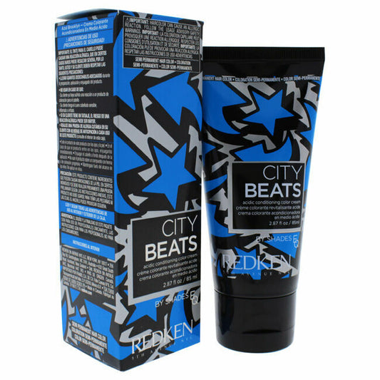 Redken - City Beats / By Shades EQ , Brooklyn Blue [ 2.87 oz ] ✔ fs