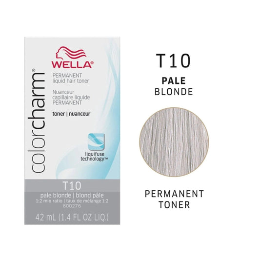 Wella Color Charm Toner T10 • Pale Blonde / Liquid Toner: 1.4 oz