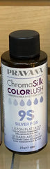 Pravana ChromaSilk ColorLush Demi Gloss 9S (Silver Fox) hair color 2 oz. pure