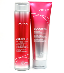 Joico Colorful Anti-Fade Shampoo 10.1 oz & Conditioner 8.5 oz Duo pure