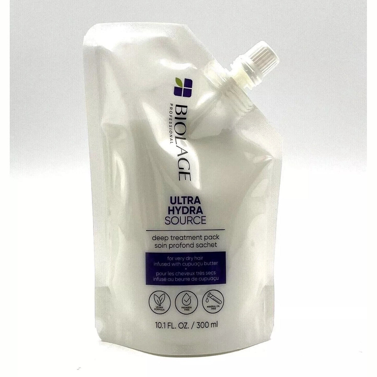 (2 Pack) Matrix Biolage Ultra Hydra Source Deep Treatment Pack 10.1 oz pure