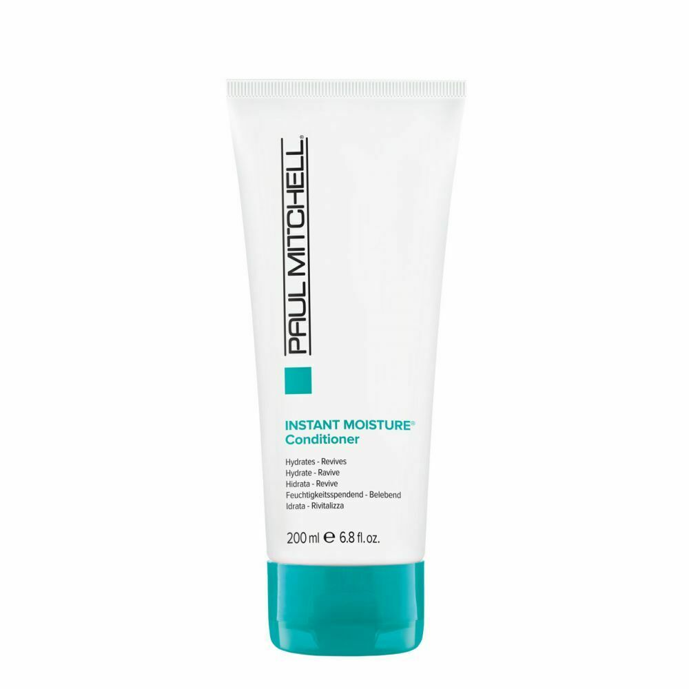 Paul Mitchell Instant Moisture Daily Conditioner 6.8 oz white tube with teal cap for dry hair