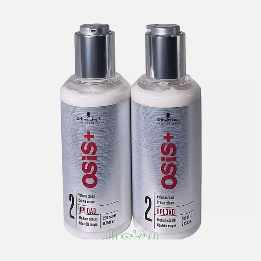 2-Pack Schwarzkopf Osis+ 2 Upload, Volume Cream 6.75 oz / pure