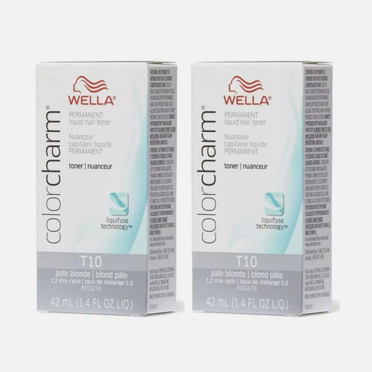 Wella Color Charm / Toner [T10 Pale Blonde - Liquid 1.4 oz (pack of 2) pure