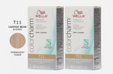 Wella Color Charm T11 Lightest Beige Blonde Permanent Liquid Hair Toner 1.4 oz (pack of 2)