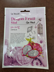 La beaute' Dragon Fruit Vital Spa Mask 1pack  made in Korea pure type