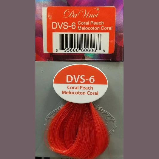 Da Vinci Extreme Semi Hair Creme Color, 3.4 oz DVS-6 Coral Peach