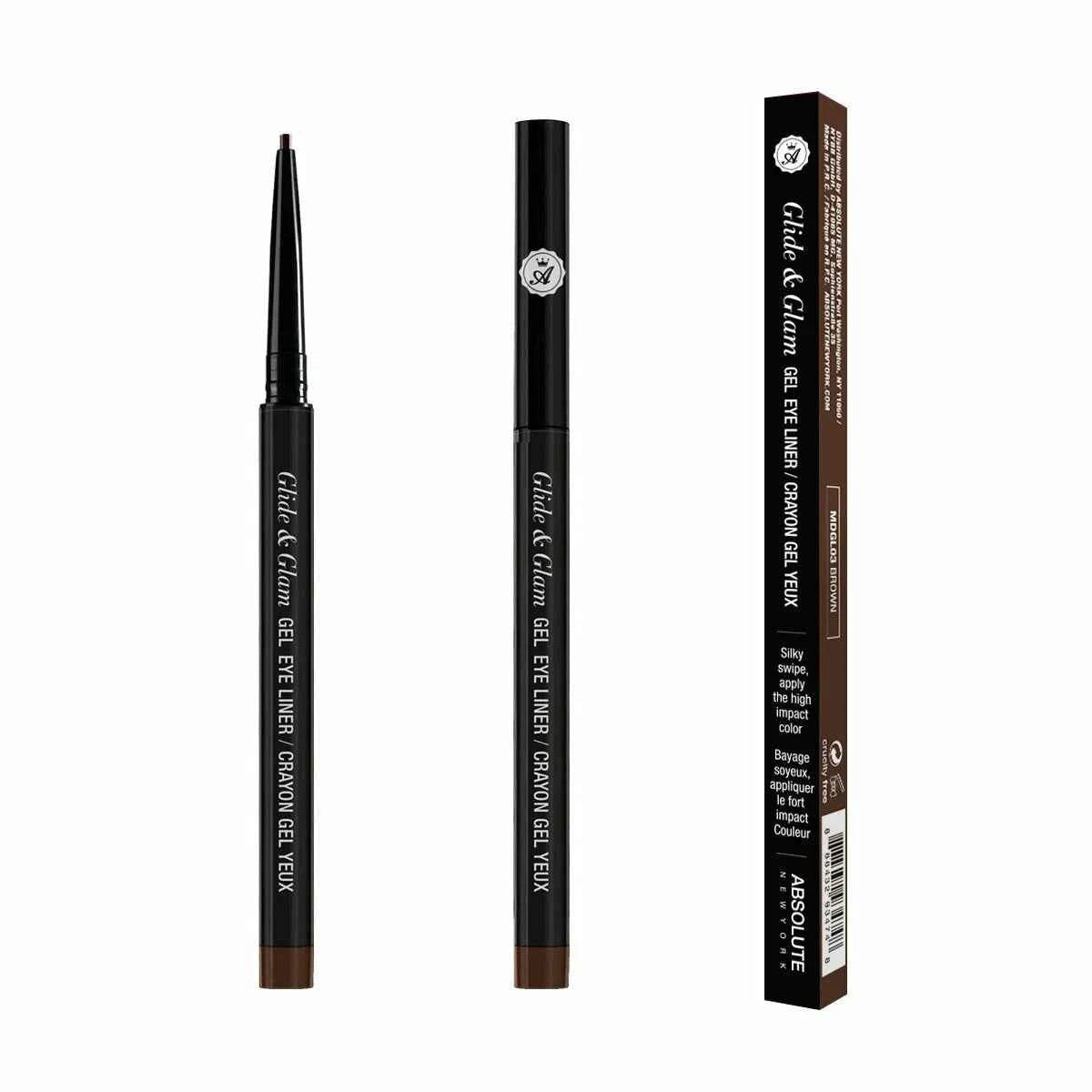 Absolute Glide & Glam Gel eyeLiner , [ Brown ]