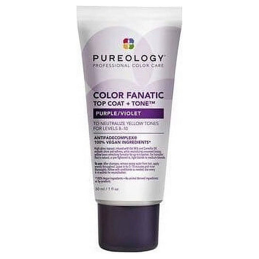 1 oz Pureology Color Fanatic Top Coat + Tone VIOLET travel pure fs