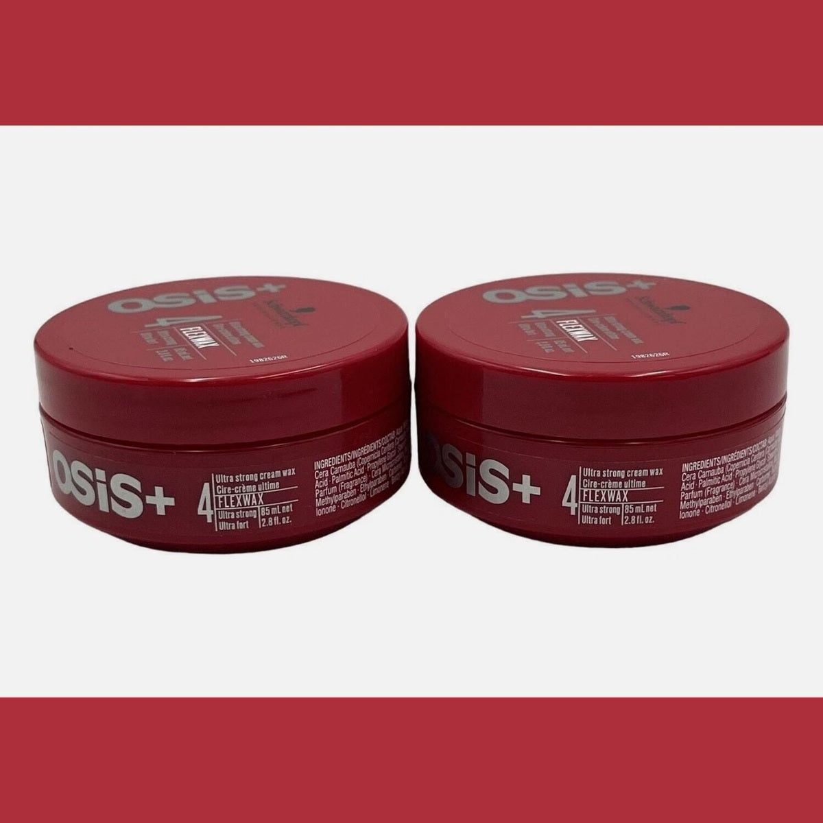 2-pack Schwarzkopf Osis+ 4 Flexwax / Hair Cream, 2.8 oz fs